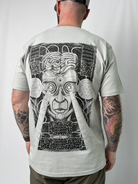 Wire Head Shirt Light Grey