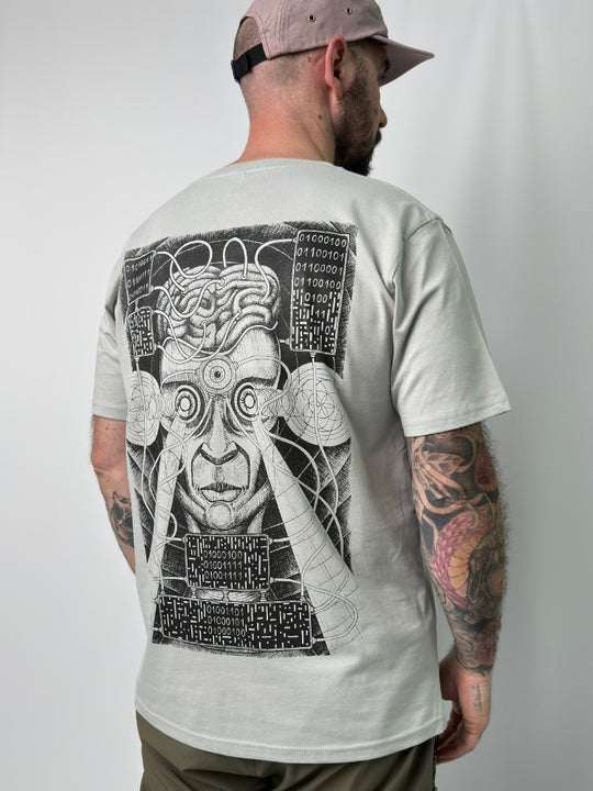 Wire Head Shirt Light Grey
