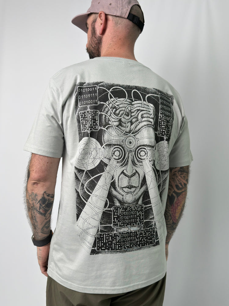 Wire Head Shirt Light Grey