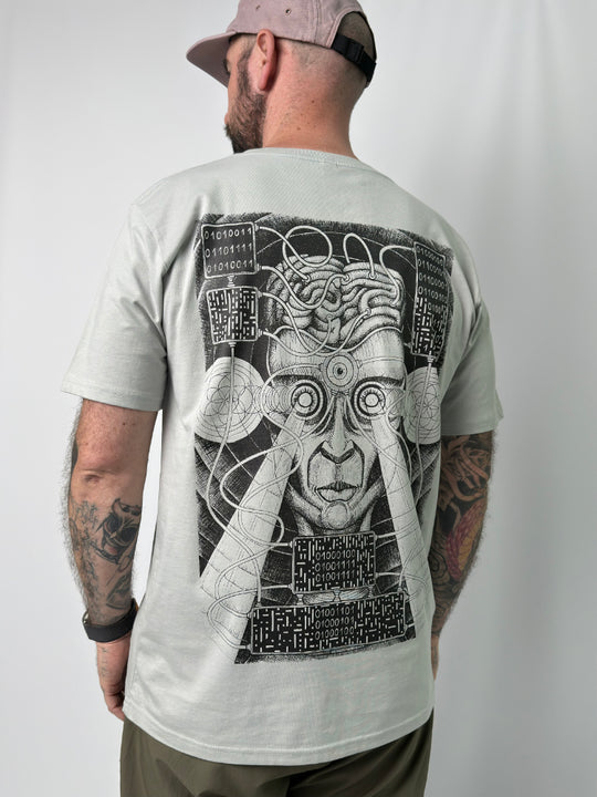 Wire Head Shirt Light Grey