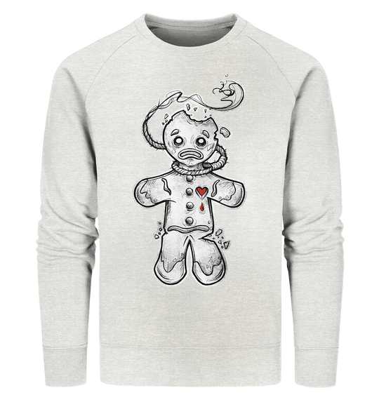 Lebkuchenmann mit Herz - Organic Sweatshirt