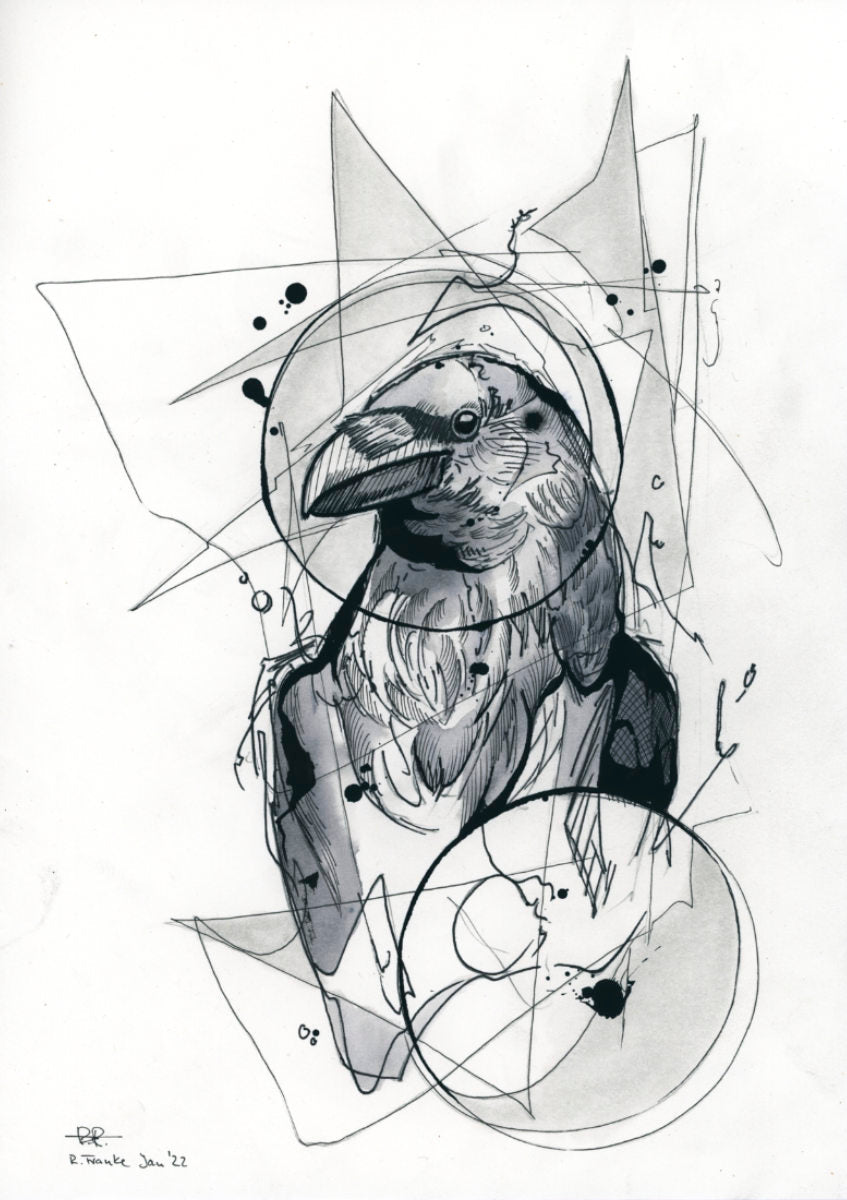 Raven 2 - Original Zeichnung